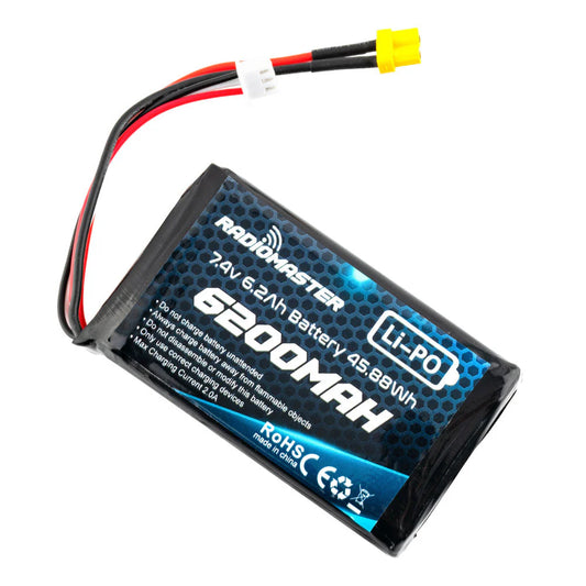 RadioMaster 6200mAh 2S 7.4V LiPo Transmitter Battery for Boxer / TX16S