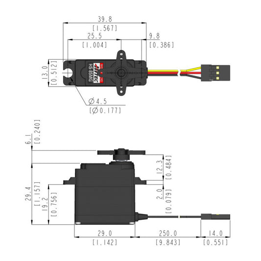HS-85MG Hitec 21.9g Metal Gear Analog Micro Servo