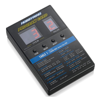 HW30501003 Hobbywing LED Program Card