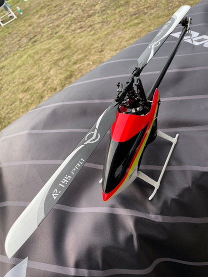 Azure Power AZ-102195-B Pro 195mm Carbon Fiber Main Blades - B Grade - Goosky S2 / OMP M2 / Stratos 200
