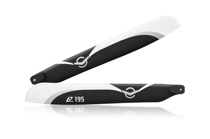 Azure Power AZ-101195 195mm PPA CF Main Blades - Goosky S2 / OMP M2 / Stratos 200