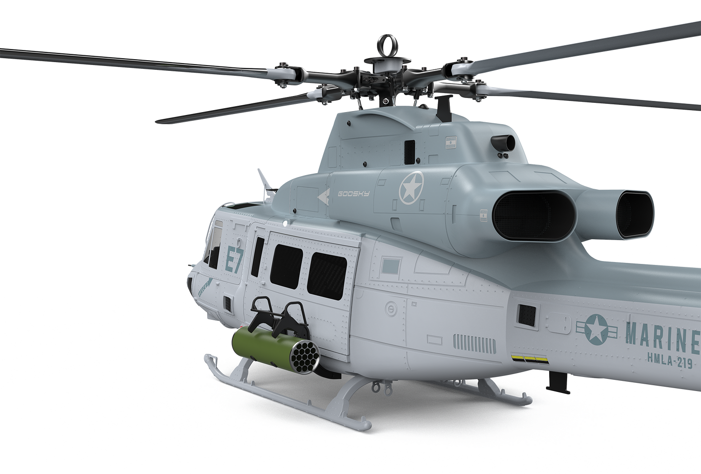 Goosky E7 UH-1Y Venom Scale RC Helicopter Kit - BNF070002
