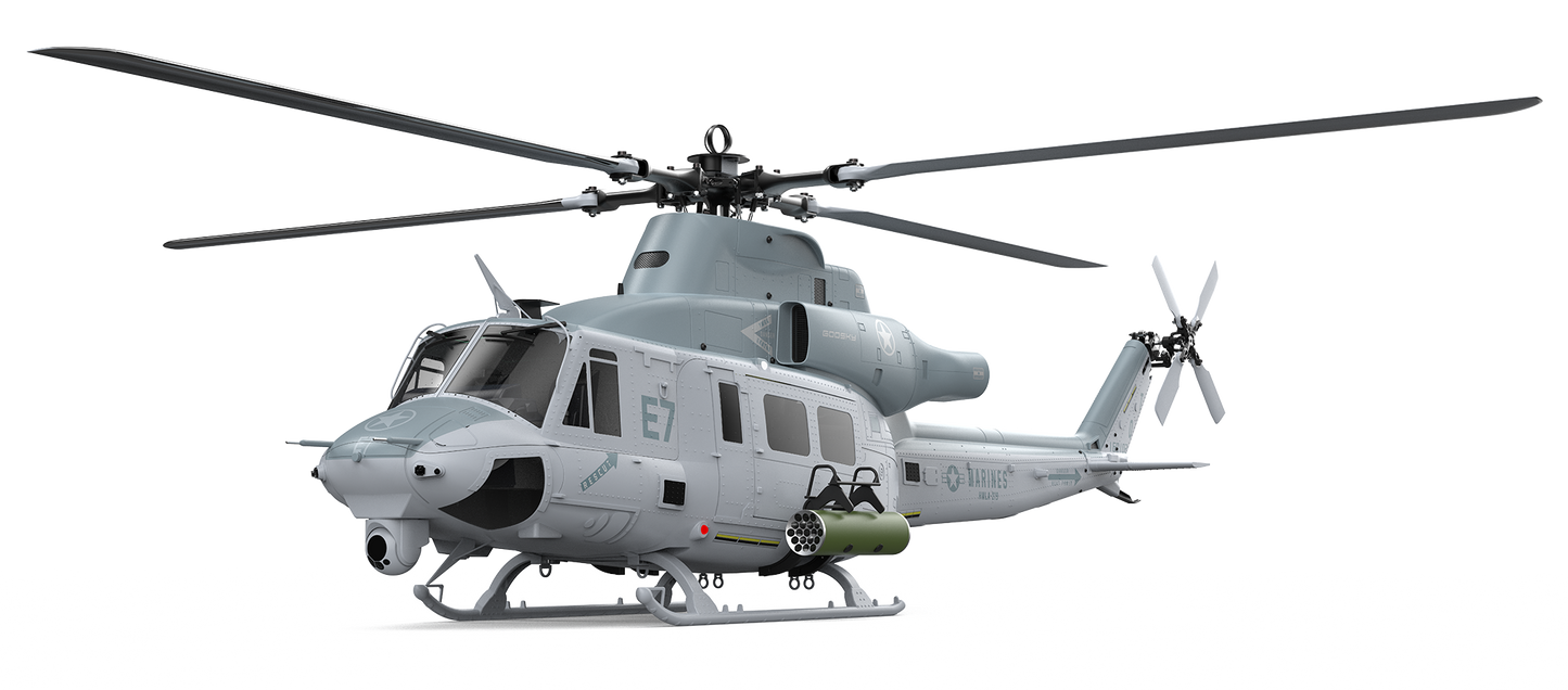 Goosky E7 UH-1Y Venom Scale RC Helicopter Kit - BNF070002