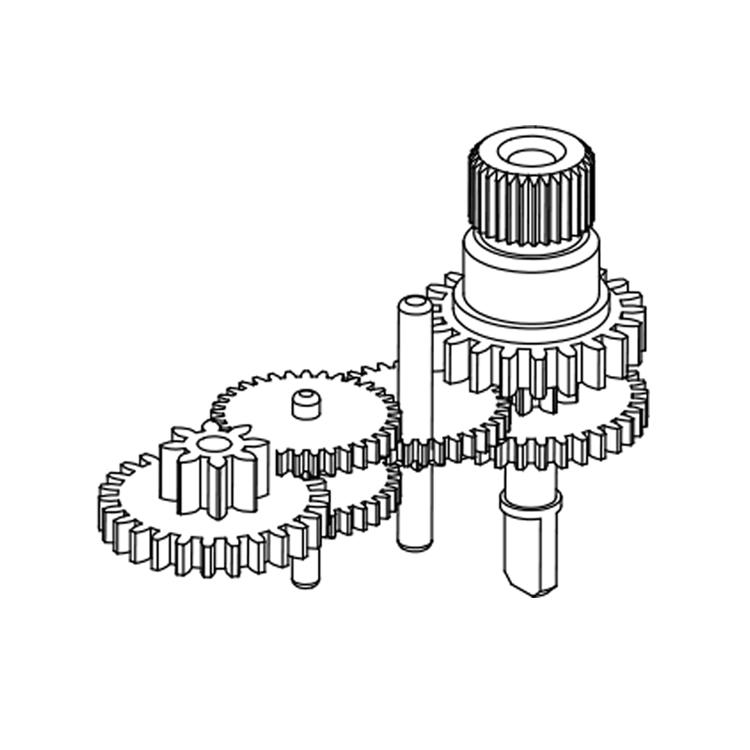 OMPHOBBY M2 3D Helicopter Servo Gear set OSHM2075 - Ohio Model Planes