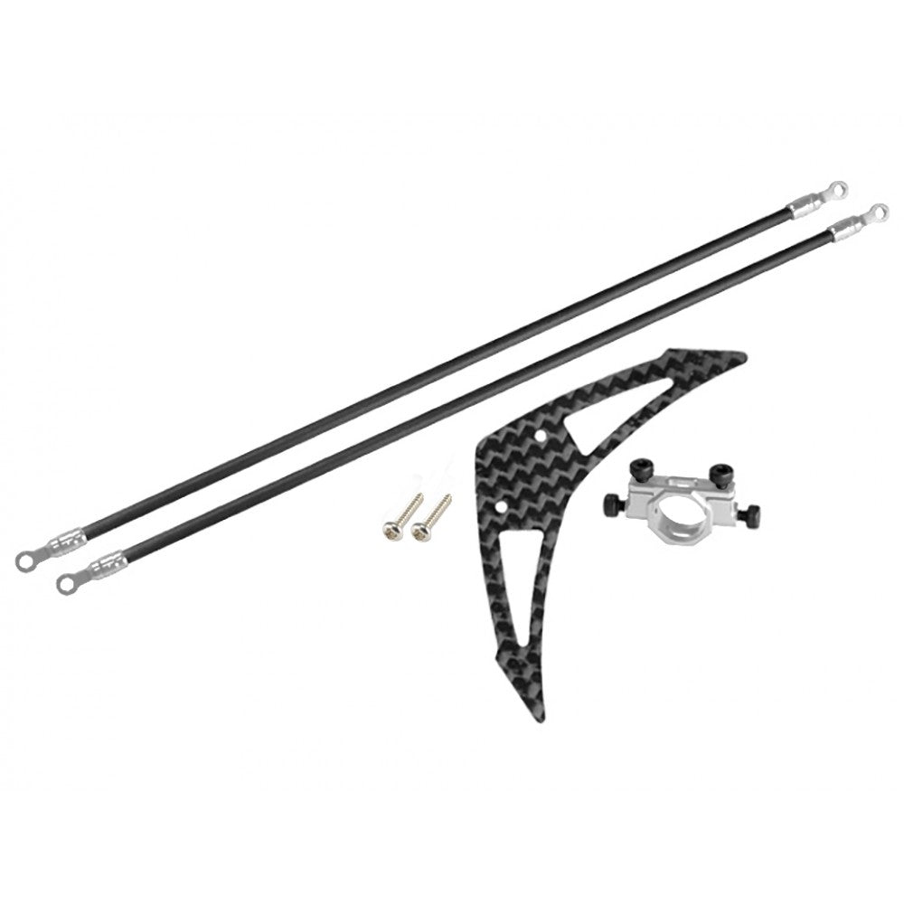 Microheli Aluminum/Carbon Fiber Tail Boom Support Mount Set - BLADE 250 CFX / 230S / V2 / Smart