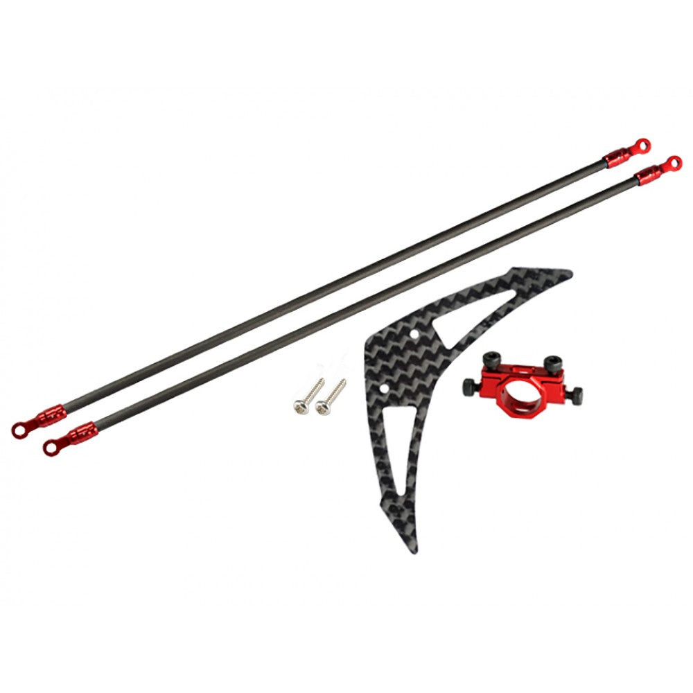 Microheli Aluminum/Carbon Fiber Tail Boom Support Mount Set - BLADE 250 CFX / 230S / V2 / Smart