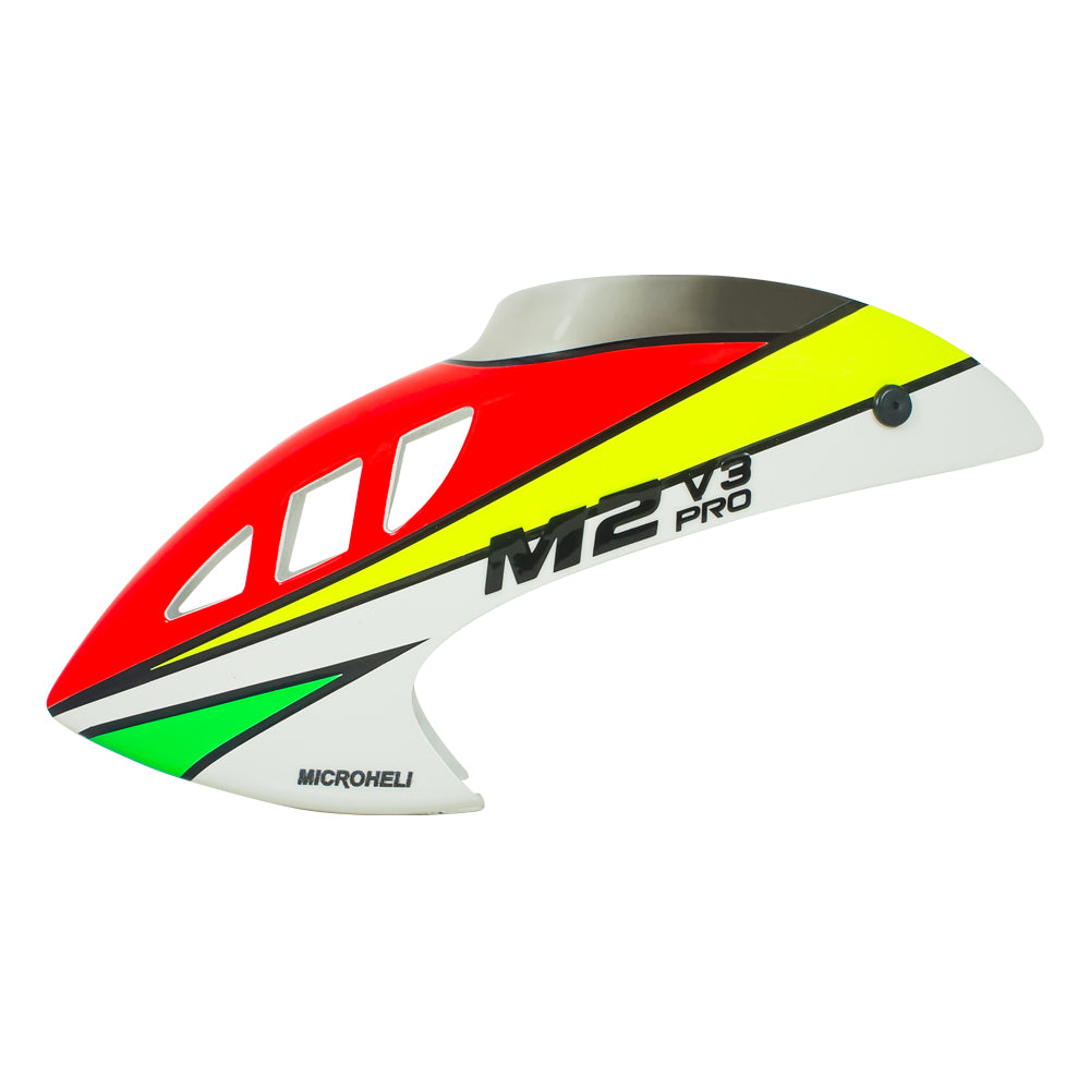 Microheli Airbrush Fiberglass FreeStyle Canopy for OMP Hobby M2 V3 Sport / Pro – MH-M2V3080FT