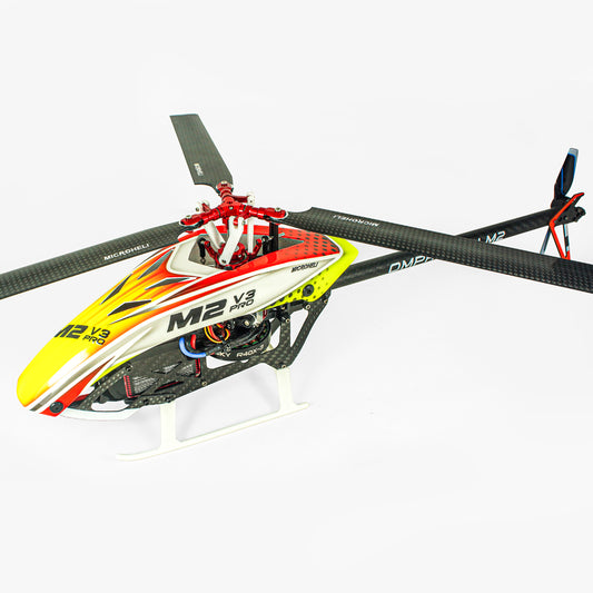 Microheli Airbrush Fiberglass King Cobra Fire Canopy for OMP Hobby M2 V3 Sport / Pro – MH-M2V3080KCF