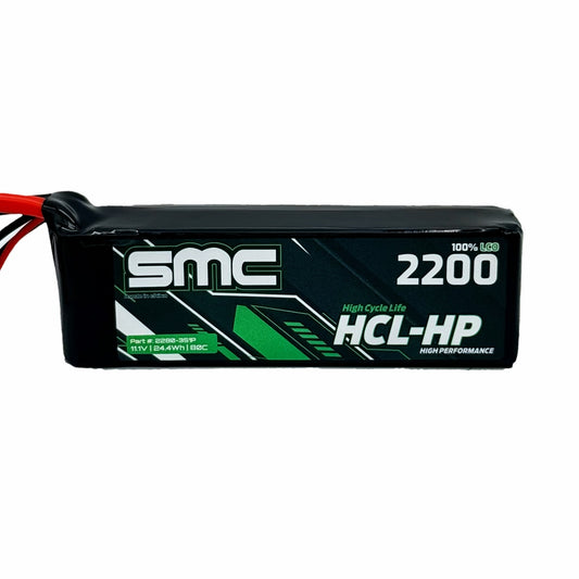 SMC-2280-3S1P HCL-HP 11.1V-2200mAh-80C Flight Pack XT60