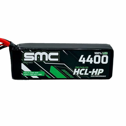 SMC HCL-HP 14.8V 4400mAh 4S 80C SC5 / EC5 / IC5 Flight Pack - 4480-4S1P