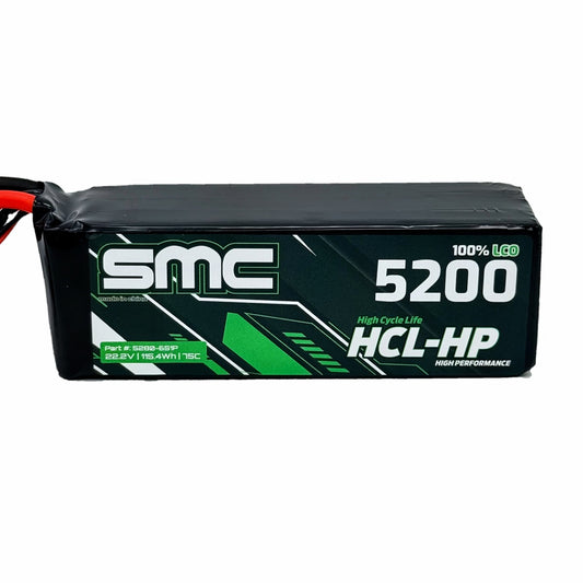 SMC-5280-6S1P HCL-HP 22.2V-5280-80C Flight Pack EC5/SC5