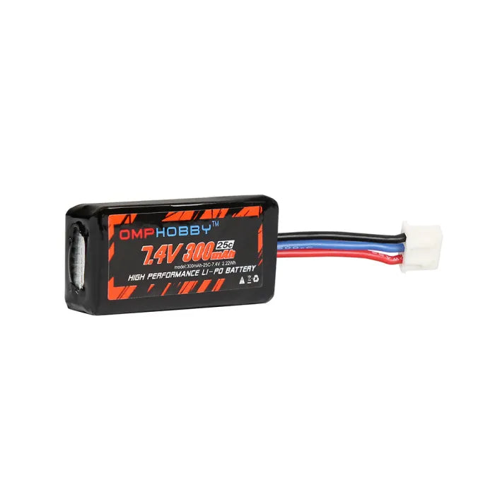 OSHS0006 OMPHOBBY 7.4V 2S 300mAh LiPo Battery for S720/T720 Airplane