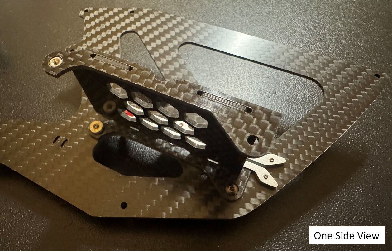 A.B. Design Goosky RS4 Venom HW v4/v5 80a CF ESC Mounting Tray