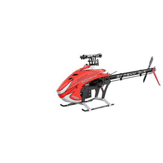BAF060002 Goosky Legend RS5 Kit Orange Version With Azure 560mm Main Blades / Azure 95mm Tail Blades