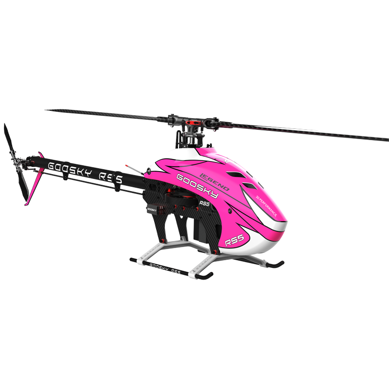 BAF060004 Goosky Legend RS5 Kit Pink Version With Azure 560mm Main Blades / Azure 95mm Tail Blades