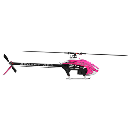 BAF060004 Goosky Legend RS5 Kit Pink Version With Azure 560mm Main Blades / Azure 95mm Tail Blades