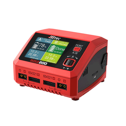 Hitec RDX2 200 Dual Port 200W Charger
