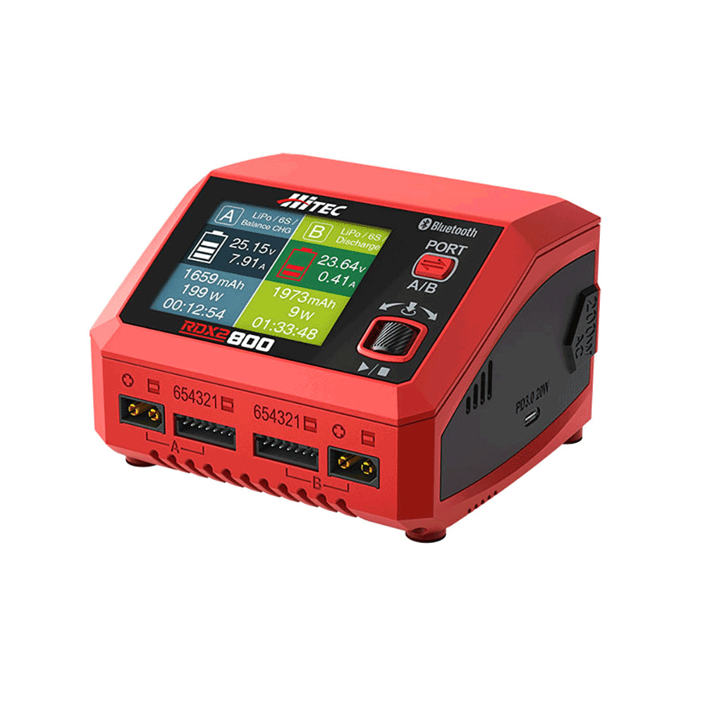 Hitec RDX2 800 Dual Port 800W Charger