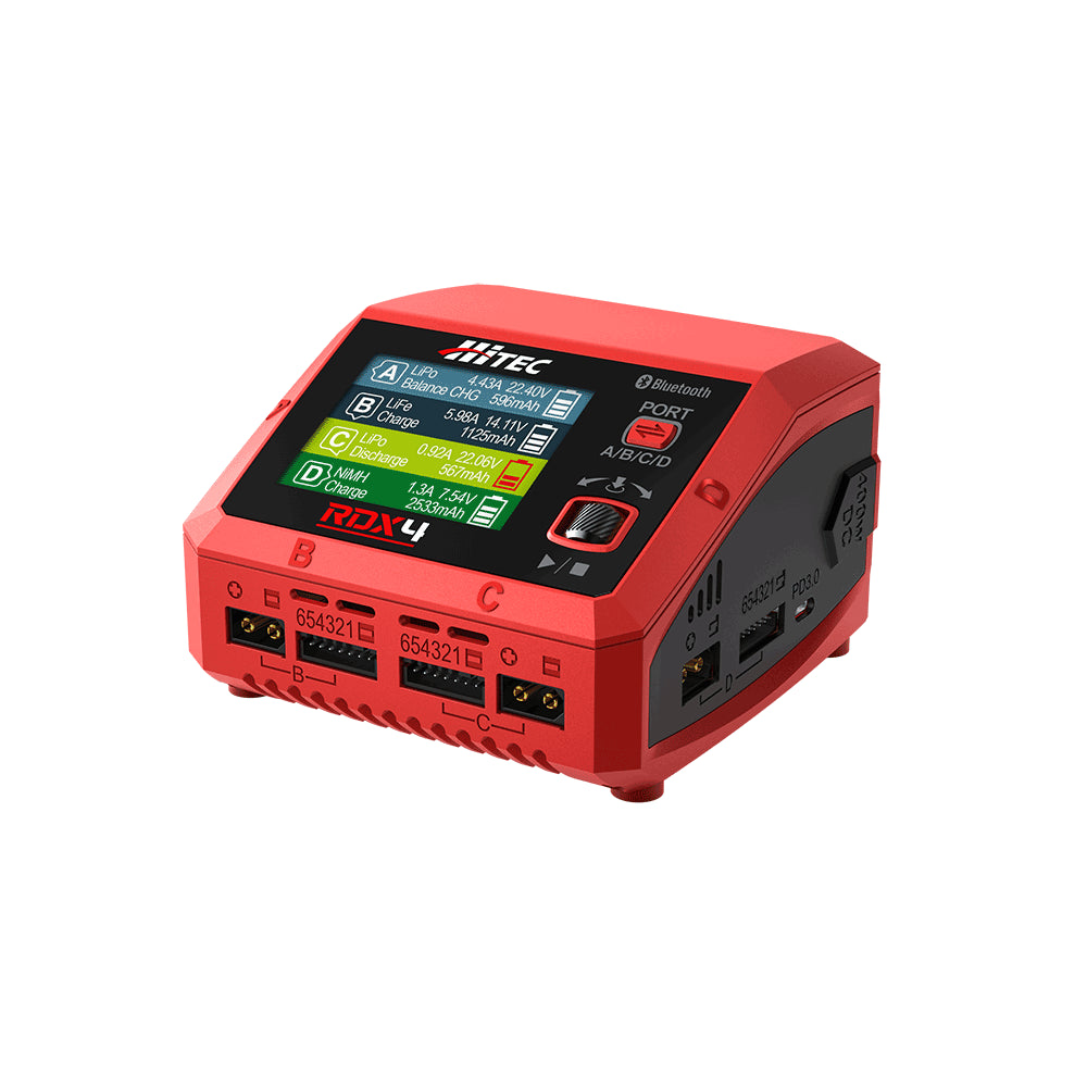 Hitec RDX4 400W Four Port Charger