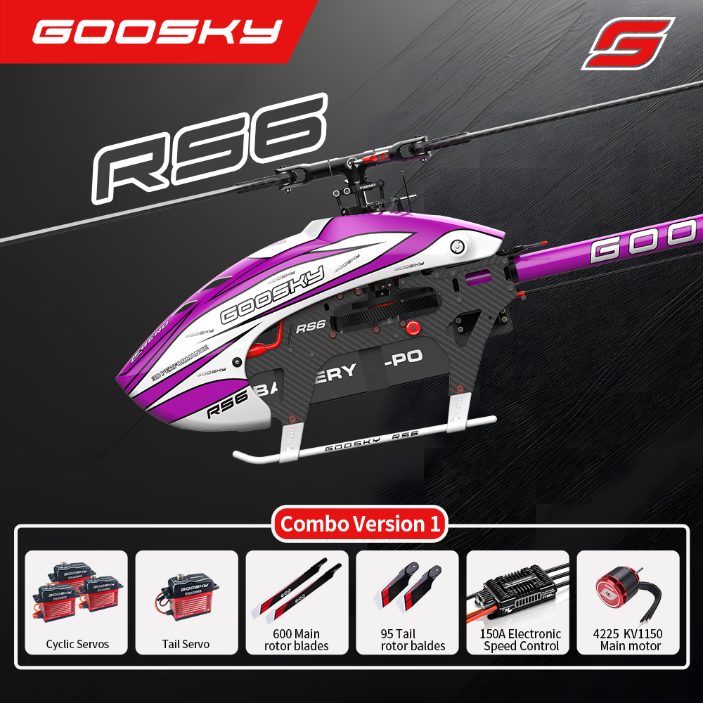 BAF990007 Goosky RS6 Purple Combo 1 - 4225/1150KV 6S