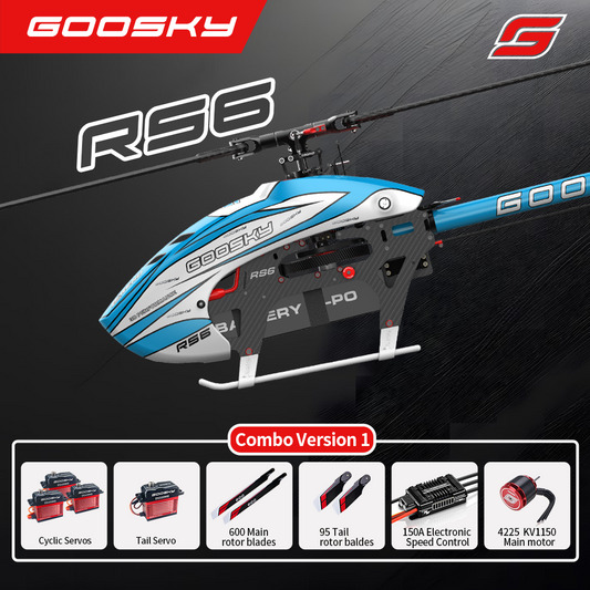 BAF990005 Goosky RS6 Blue Combo 1 - 4225/1150KV 6S