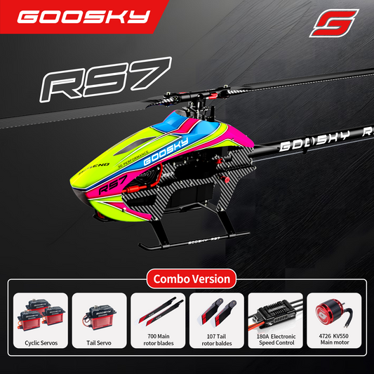 BAF990014 Goosky RS7 Yellow Combo 1 - 4726/550KV 12-14S