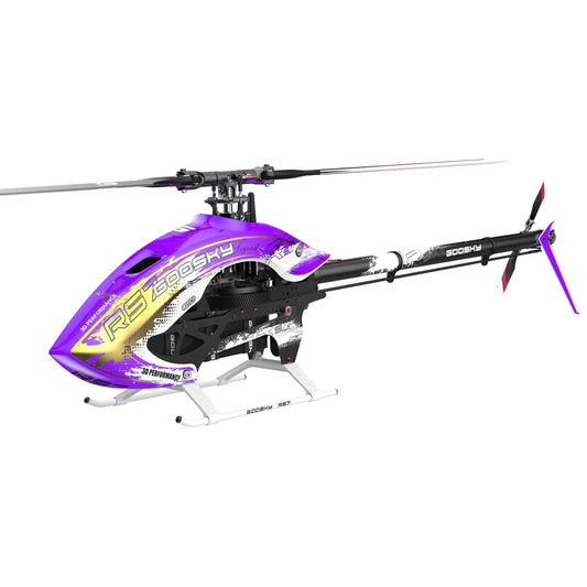 Goosky RS7 ULTRA Helicopter Kit w/o Blades – Purple