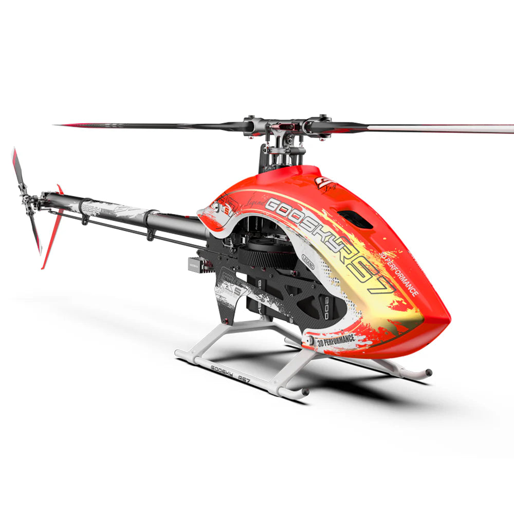 Goosky RS7 ULTRA Helicopter Kit w/o Blades – Orange