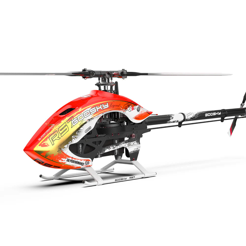 Goosky RS7 ULTRA Helicopter Kit w/o Blades – Orange