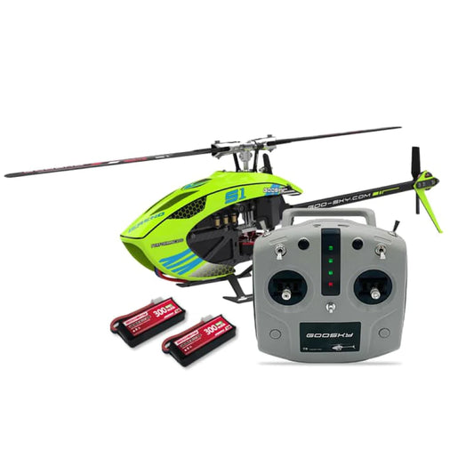 GT-BAF030009 Goosky Legend S1 Helicopter - MODE 2 - RTF - Green