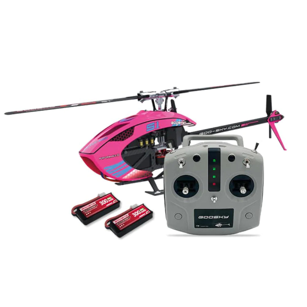 GT-BAF030007 Goosky Legend S1 Helicopter - MODE 2 - RTF - Pink