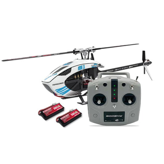 GT-BAF030008 Goosky Legend S1 Helicopter - MODE 2 - RTF - White