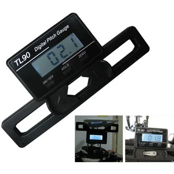 TL90 Digital Pitch Gauge LCD Backlight Display Blades Angle Measurement Tool