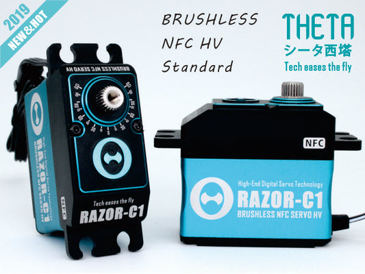 TS-RC1 THETA Razor-C1 NFC HV Standard Brushless Servo Blue