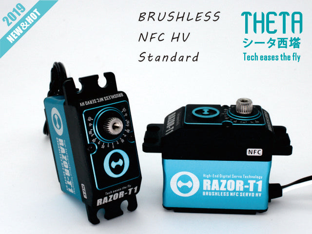 TS-RT1 THETA Razor-T1 NFC HV Standard Brushless Tail Servo Blue