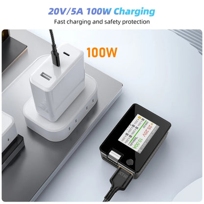 USB-C to XT60 Charging Cable for Hota Toolkitrc SC100 Type-C to XT60 Cable For Hota Toolkitrc 100W Fast Charging Power Cable
