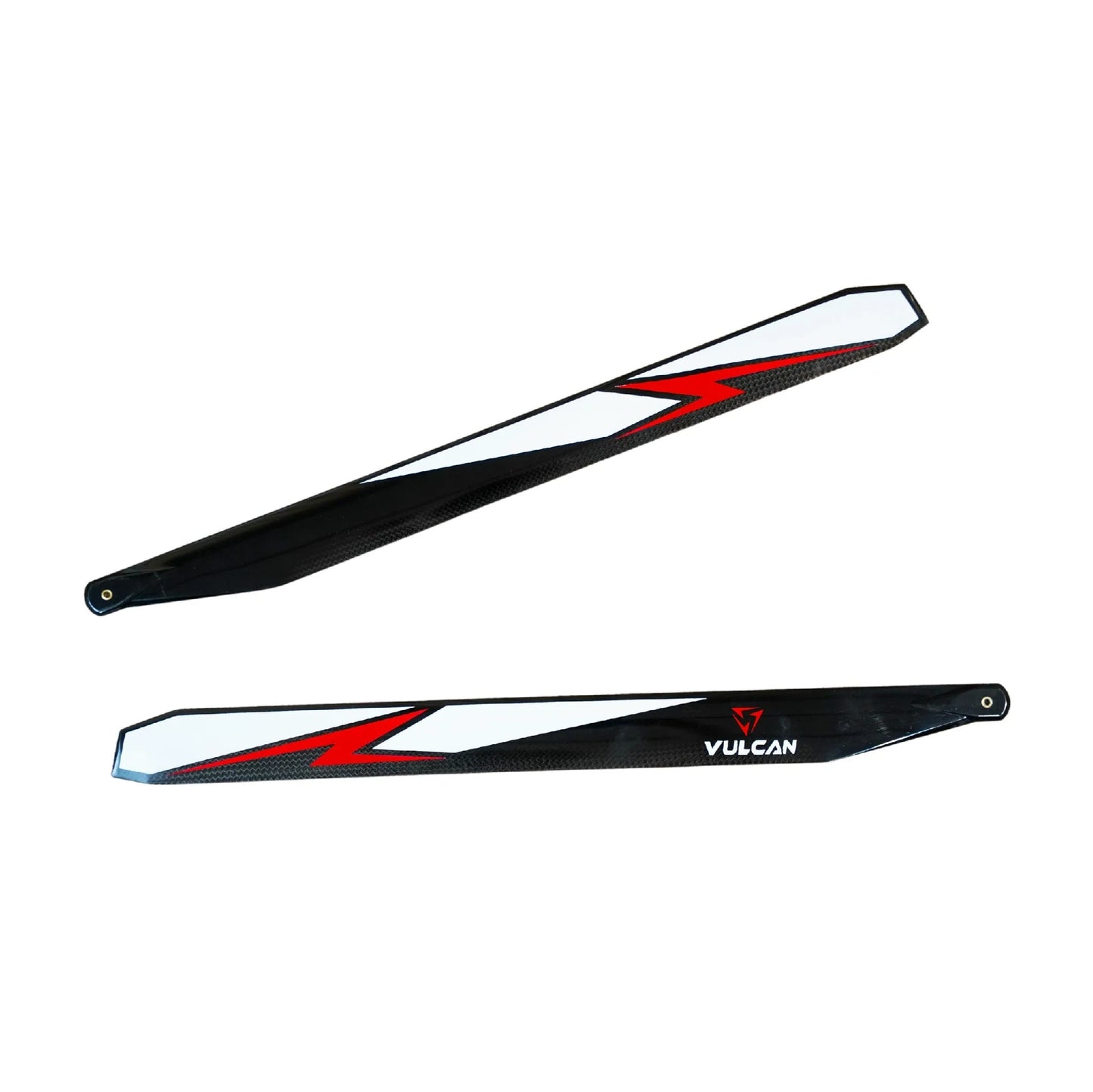 VMB-393R VULCAN ROTORS Precision Main Rotor Blades 393mm (Red)