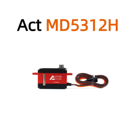 FrSky Act MD5312H Coreless Servo – CNC Aluminum, Metal Gear, HV 8.4V (Mid-Size Performance)
