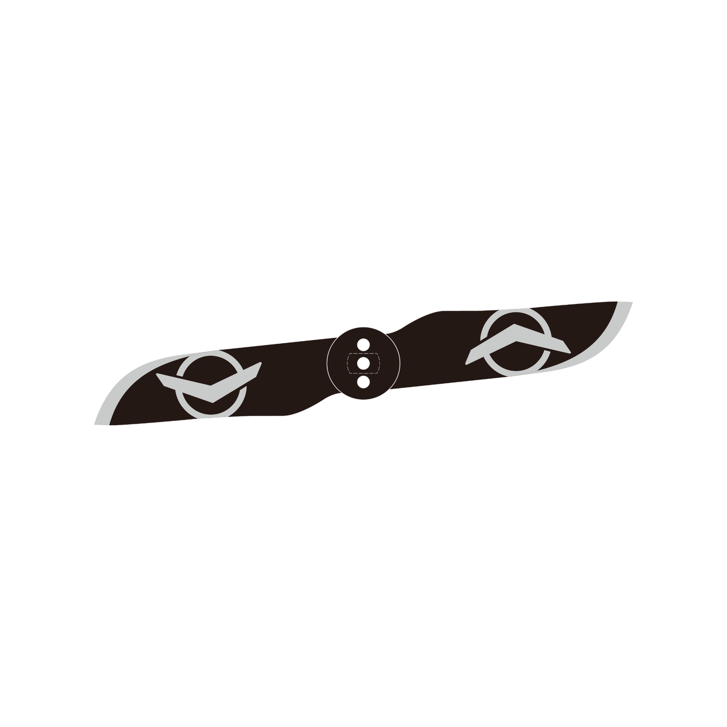 Azure Power AZ-111045 45mm PPA CF Tail Blades - Goosky S2 / OMP M2 / Stratos 200