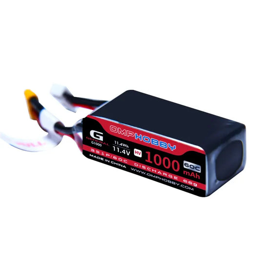 OSHM2365 OMPHOBBY RC Helicopter 11.4V Lithium Battery 60C 1000mA