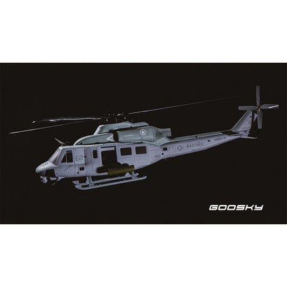 BAF050001-A Goosky E2 UH-1Y Venom BNF Helicopter with Carrying Case