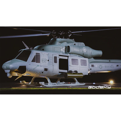 BAF050001-A Goosky E2 UH-1Y Venom BNF Helicopter with Carrying Case