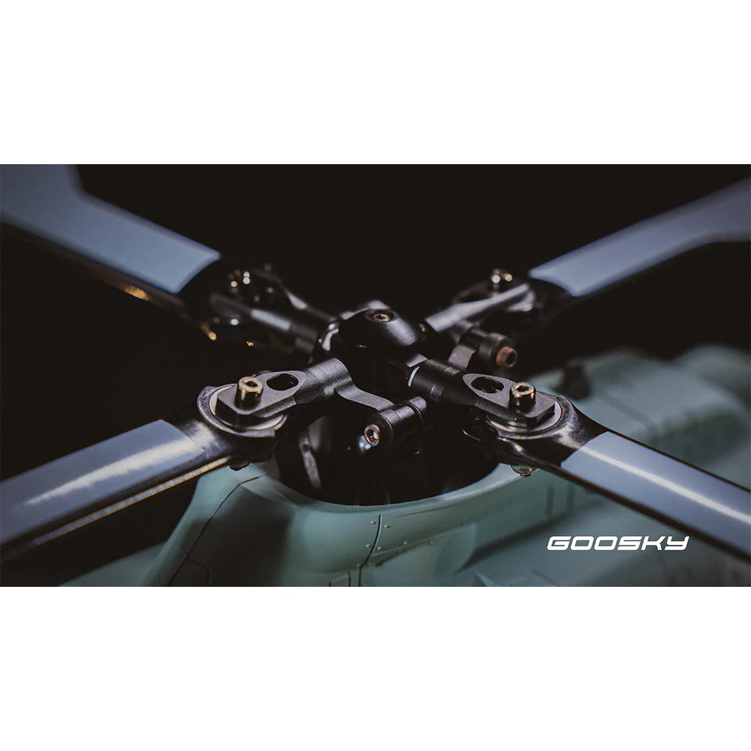 BAF050001-A Goosky E2 UH-1Y Venom BNF Helicopter with Carrying Case