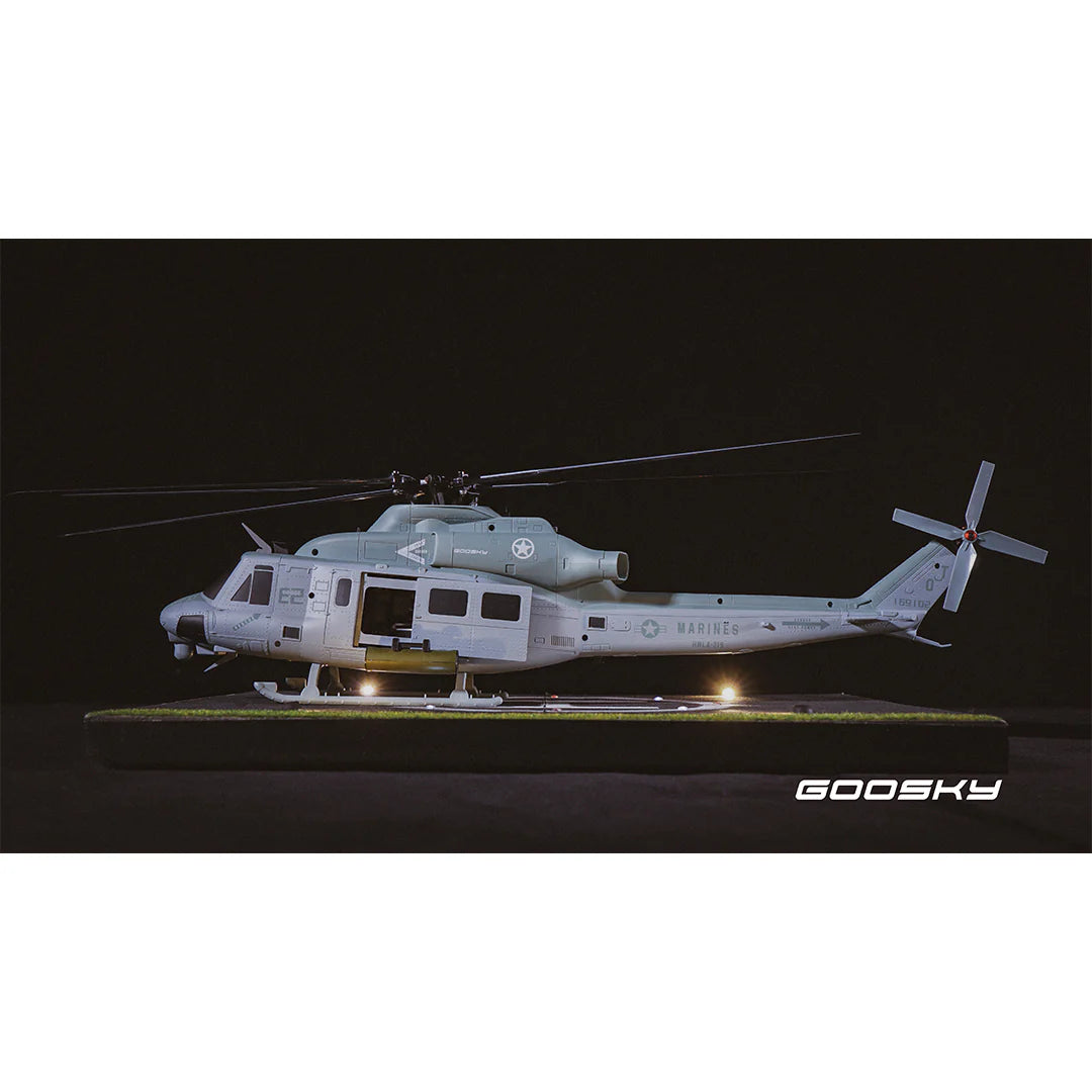 BAF050001-A Goosky E2 UH-1Y Venom BNF Helicopter with Carrying Case