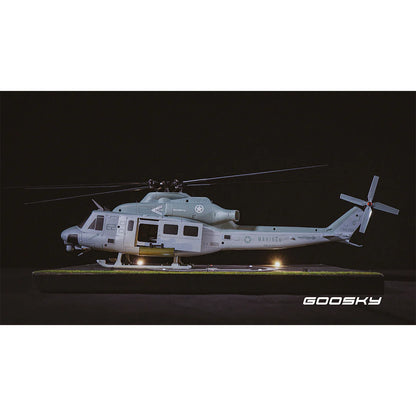 BAF050001-A Goosky E2 UH-1Y Venom BNF Helicopter with Carrying Case