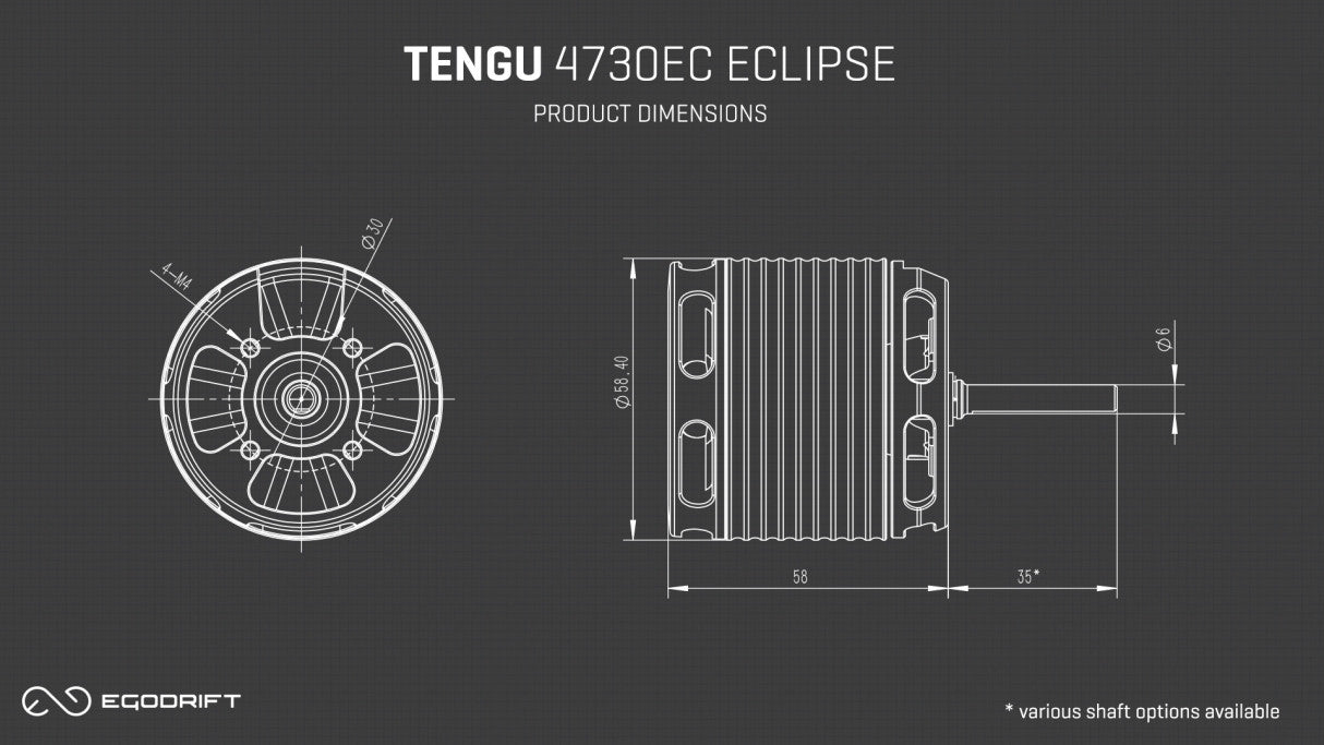 EGO-11973 Egodrift TENGU 4730 / 540KV (12-14S) (6x35)