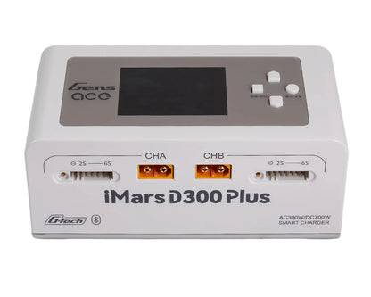 GEA300WPLUS Gens Ace iMars D300 Plus G-Tech Smart Dual AC/DC Charger (6S/16A) (AC-300W) (DC-350W x2) w/Bluetooth App Control