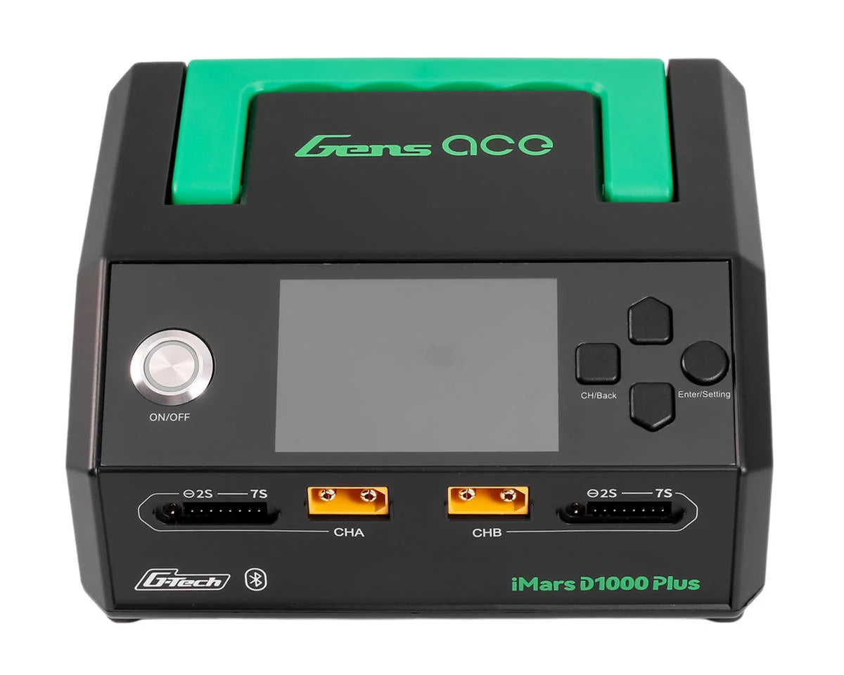 GEAD1000-PLUS Gens Ace iMars D1000 Plus G-Tech Smart Dual AC Charger (7S/25A) (AC-1000W)