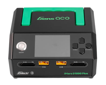 GEAD1000-PLUS Gens Ace iMars D1000 Plus G-Tech Smart Dual AC Charger (7S/25A) (AC-1000W)