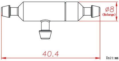 HN6022T Align T-Rex 3-Way Nitro Fuel Filter